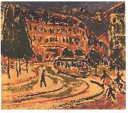 Tramway in Dresden Ernst Ludwig Kirchner